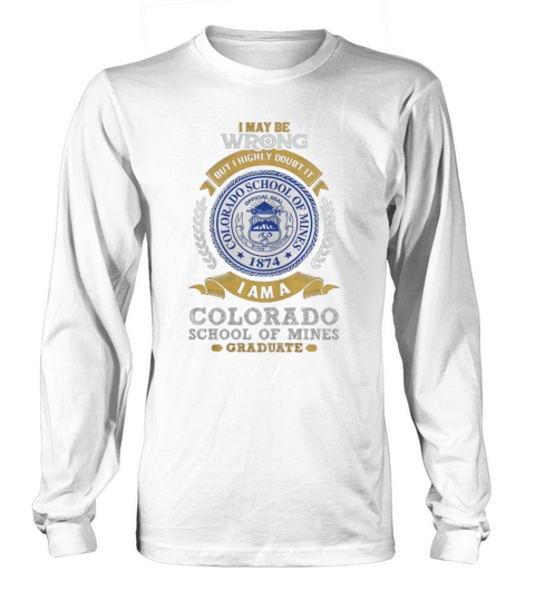 Colorado School of Mines Long sleeved Unisex