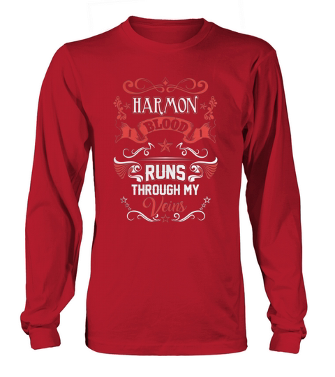 HARMON BLOOD RUNS THROUGH MY VEINS Long sleeved Unisex