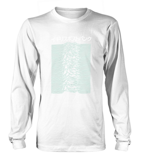 Japanese Joy Division Unknown Pleasures Pulsar Art Long sleeved Unisex