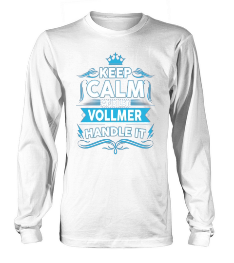 Keep calm VOLLMER, VOLLMER tshirt Long sleeved Unisex