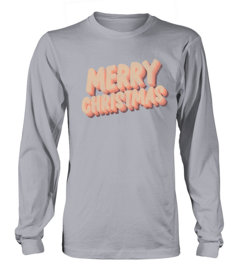 Merry Christmas Family Vintage Long sleeved Unisex