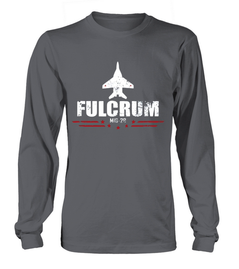 Mig 29 Fulcrum Russian Air Force Fighter Plane T shirt Long sleeved Unisex