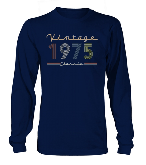 Vintage 1975 Classic Long sleeved Unisex