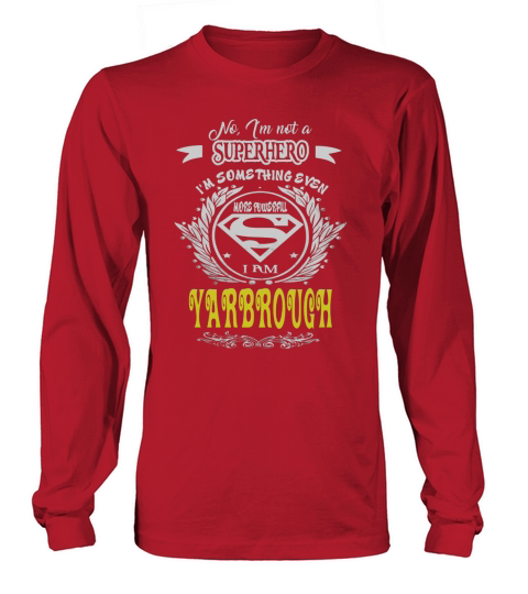 YARBROUGH . superhero YARBROUGH Long sleeved Unisex