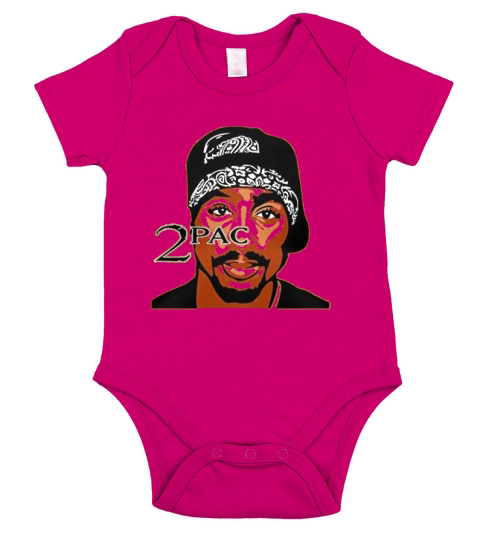 2Pac Tupac Amaru Shakur Short Sleeve Baby One-Piece