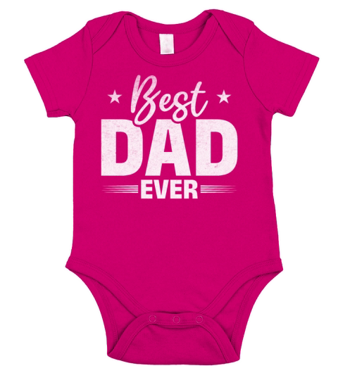Best Dad Ever Fathers Day Quotes Happy Fathers Short Sleeve Baby One-Piece