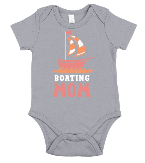 Boating Mom Boat Captain Ship Yacht Short Sleeve Baby One-Piece