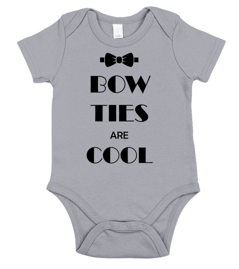 BOW TIES ARE COOL Short Sleeve Baby One-Piece
