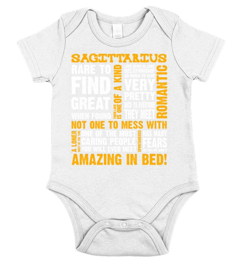 Characteristic of Sagittarius Zodiac Sign Birthday Short Sleeve Baby One-Piece