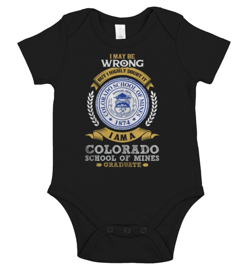 Colorado School of Mines Short Sleeve Baby One-Piece