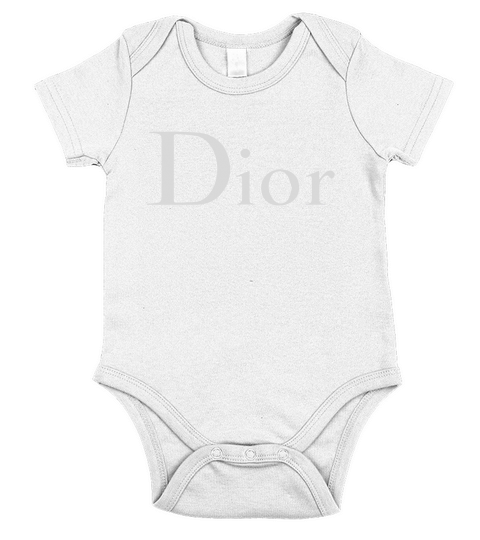 DIOR Short Sleeve Baby One-Piece