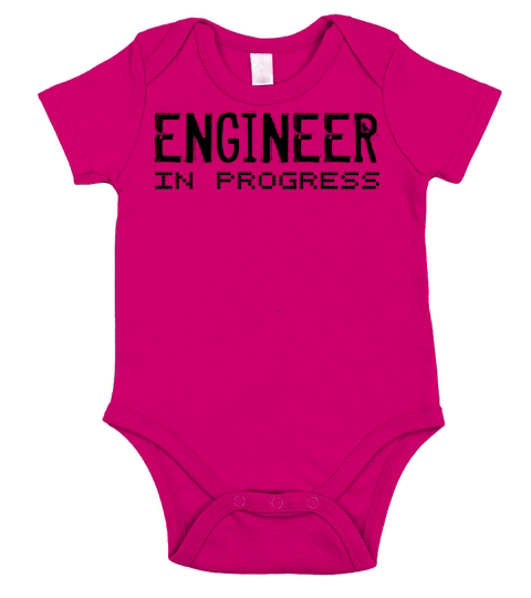 Engineer in progress funny gift for engineering Short Sleeve Baby One-Piece