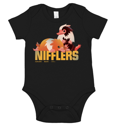 Fantastic Beasts 3 Baby Nifflers Short Sleeve Baby One-Piece
