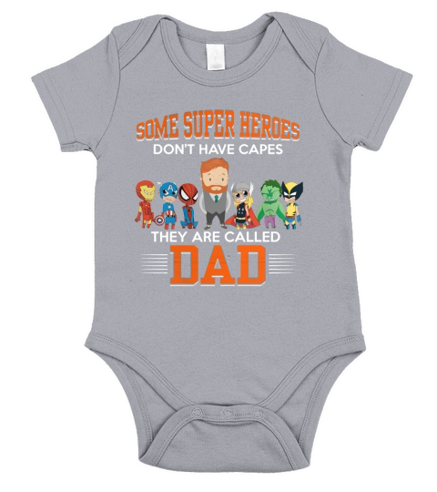 Father Shirt. Best Costume For Dad Who Loves Super Hero. Birthday Gift From Son. Short Sleeve Baby One-Piece