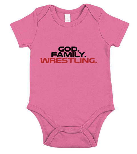 God Family Wrestling t-shirt - Mens T-Shirt Short Sleeve Baby One-Piece