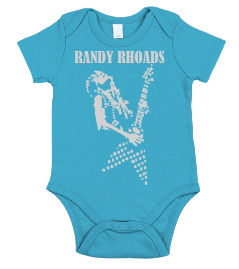 Guitar Legend Randy Rhoads Short Sleeve Baby One-Piece