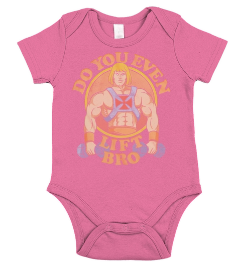 He Man Do you even lift bro shirt Short Sleeve Baby One-Piece