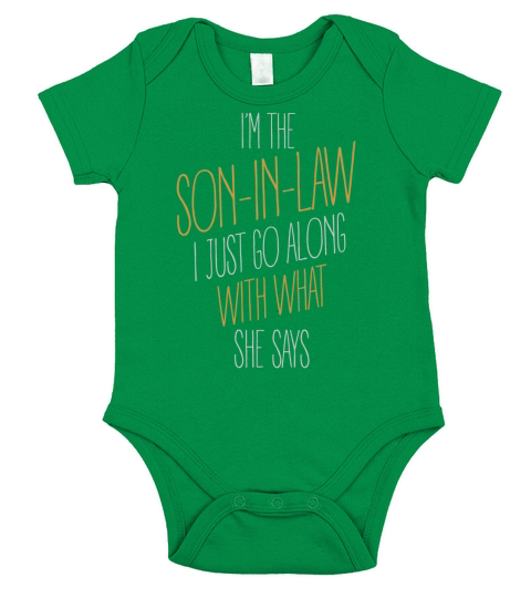 IM THE SON IN LAW Short Sleeve Baby One-Piece