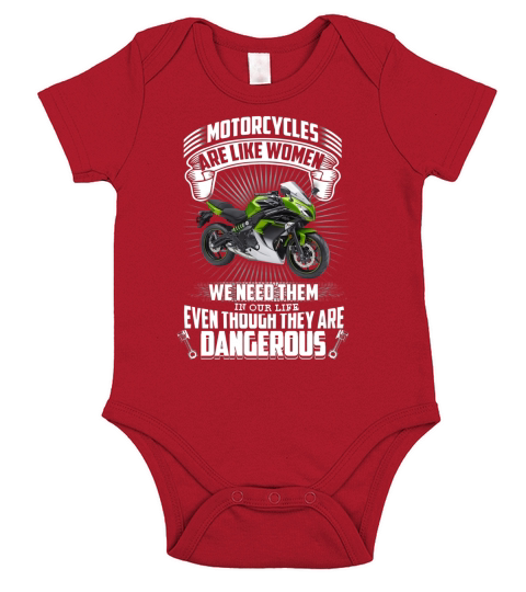 KAWASAKI-MOTORRÄDER Short Sleeve Baby One-Piece