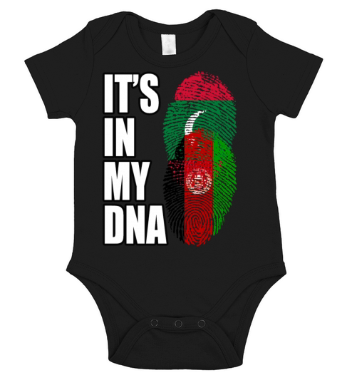 Maldivian And Afghanistan Mix Heritage DNA Flag Short Sleeve Baby One-Piece
