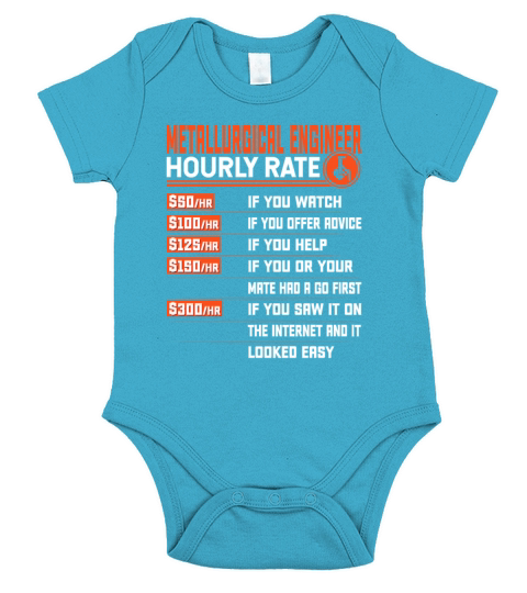 Metallurgical Engineering Hourly Rate Short Sleeve Baby One-Piece