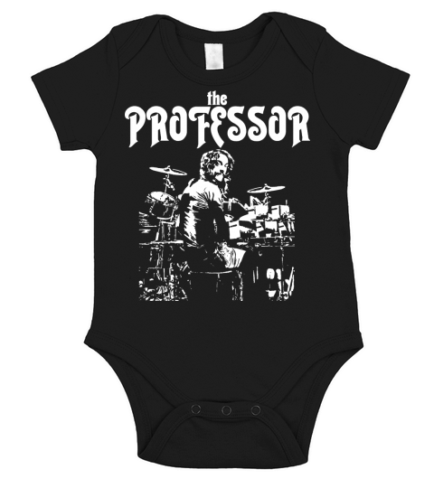 Neil Peart The Professor Drummer Short Sleeve Baby One-Piece