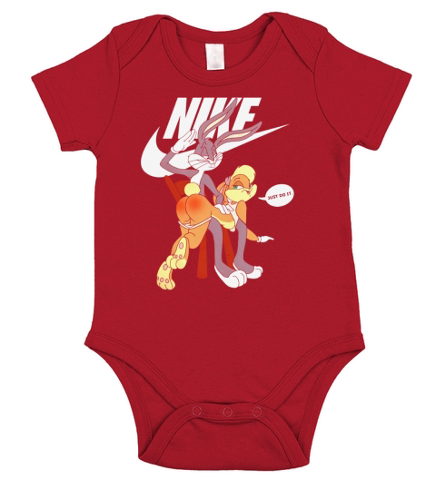 Nike Bugs Bunny Spanking Lola Just Do It Short Sleeve Baby One-Piece