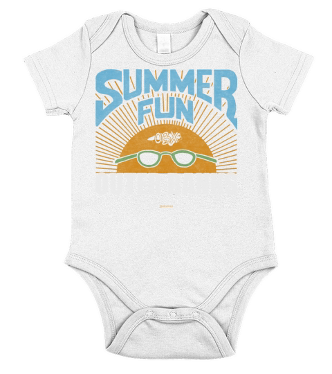 Summer Fun OBX Outer Banks North Carolina Vintage Short Sleeve Baby One-Piece