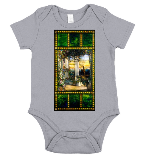 Tiffany Hinds House Window Short Sleeve Baby One-Piece