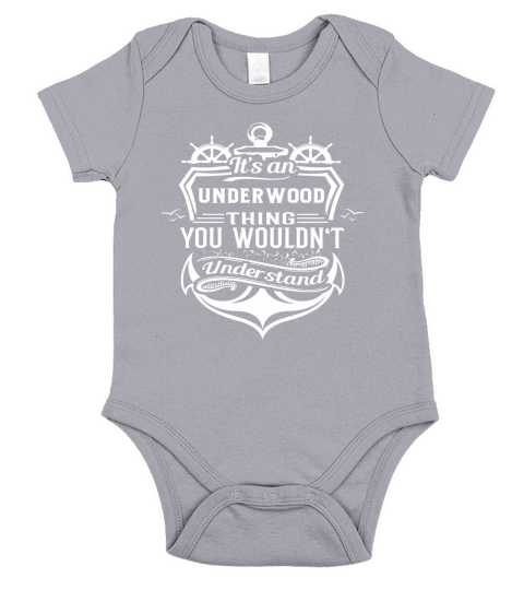 underwood thing t shirt Short Sleeve Baby One-Piece
