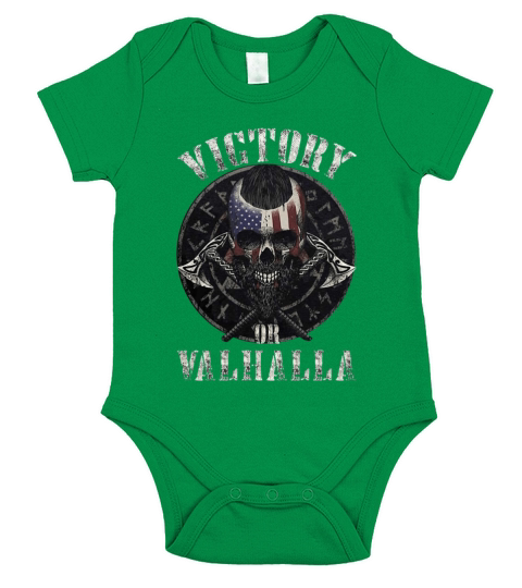 Victory or Valhalla - Unisex Long Sleeve Short Sleeve Baby One-Piece