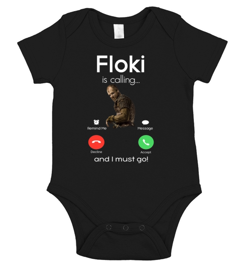Viking Floki Short Sleeve Baby One-Piece