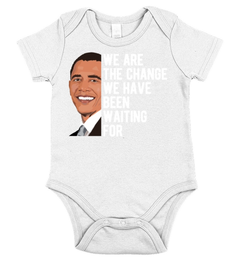 We Are The Change Quote Barack Obama Short Sleeve Baby One-Piece