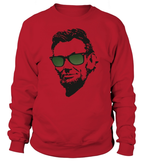 Abe Lincoln in Green Wayfarer Awesome and Cool T-Shirts Sweatshirt Unisex