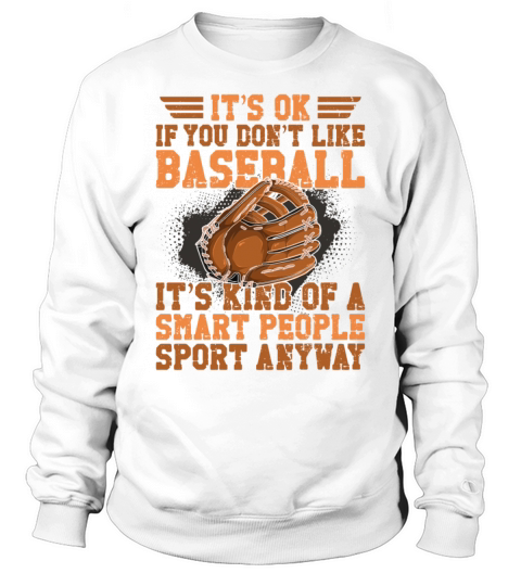 Baseball Fan Vintage Its Ok If Sweatshirt Unisex