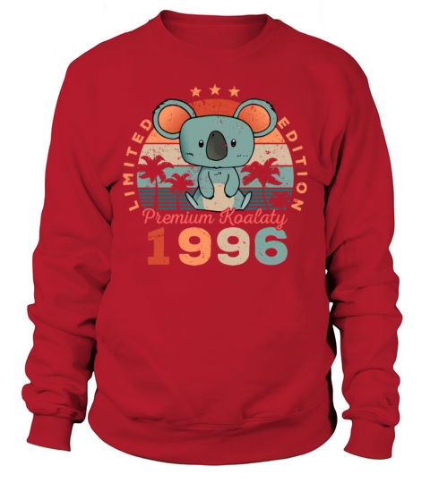 Birth Year 1996 Birthday Gift Koala Bear Koalas Sweatshirt Unisex