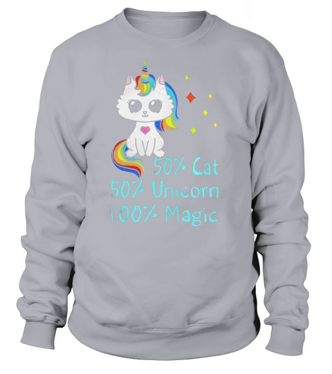 Cat Unicorn Sweatshirt Unisex