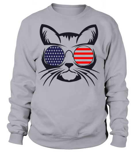 Cat usa Sweatshirt Unisex