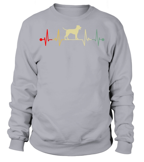 Catahoula Leopard Dog Heartbeat Vintage Gift Sweatshirt Unisex