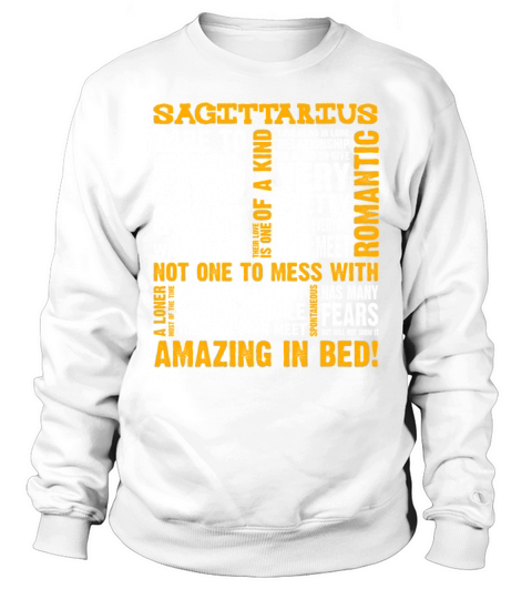 Characteristic of Sagittarius Zodiac Sign Birthday Sweatshirt Unisex