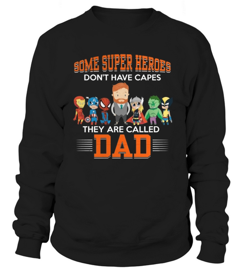 Father Shirt. Best Costume For Dad Who Loves Super Hero. Birthday Gift From Son. Sweatshirt Unisex