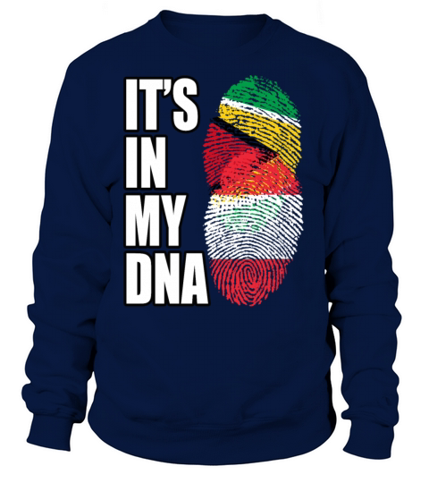 Guyanese And Austrian Mix Heritage DNA Flag Sweatshirt Unisex