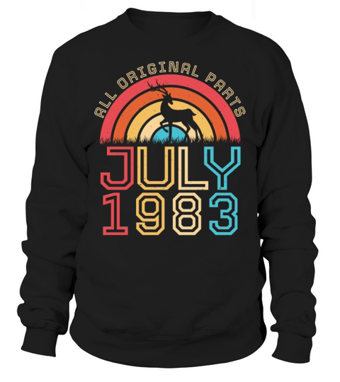 July 1983 Vintage Sweatshirt Unisex