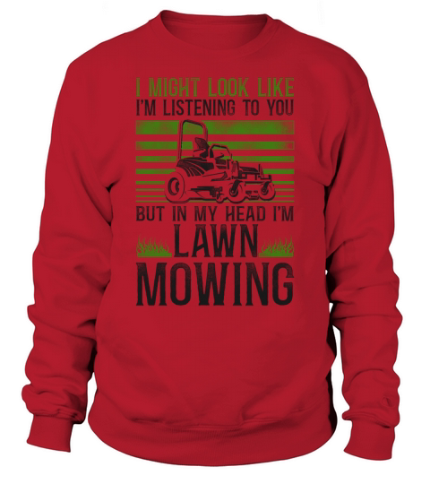 Lawn Mower Mowing Dad Father Sweatshirt Unisex