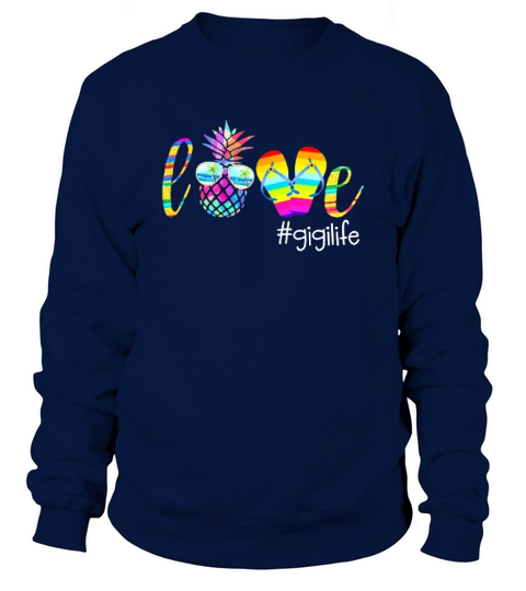 Love gigi life flip flop Sweatshirt Unisex