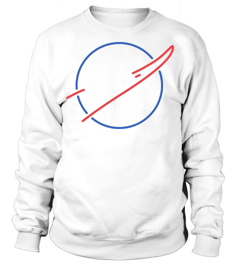 NASA Aesthetic Japanese Neon Logo Sweatshirt Unisex