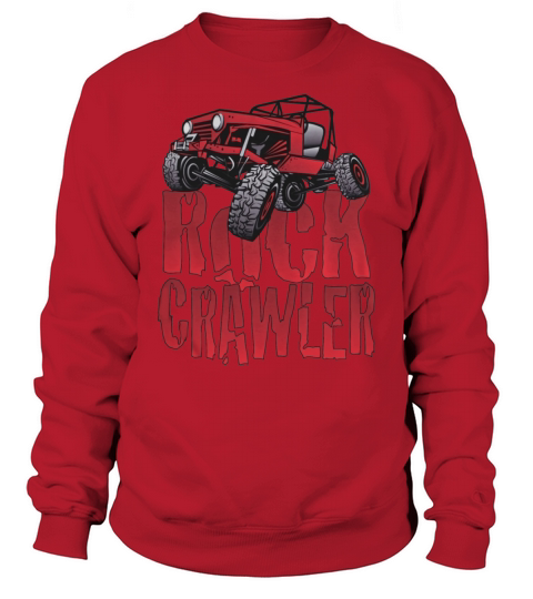 Red Jeep Rock Crawler Light T-Shirts Sweatshirt Unisex