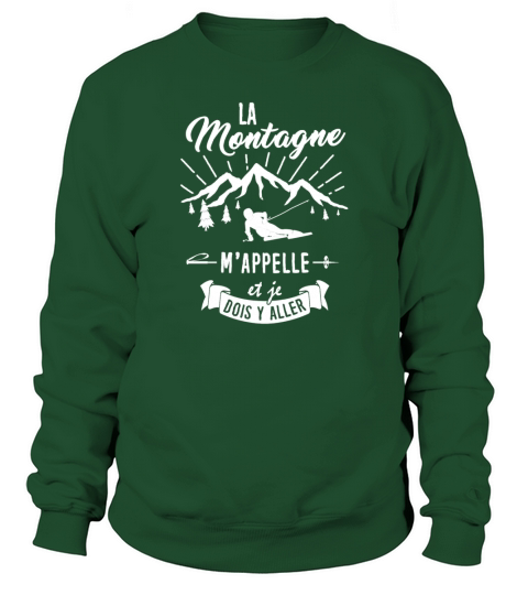 Ski La Montagne MAppelle Mountain Gift for Men Women Sweatshirt Unisex