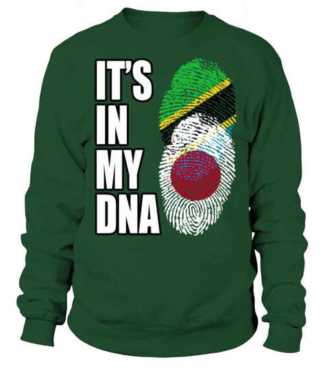 Tanzanian And Japanese Vintage Heritage DNA Flag Sweatshirt Unisex