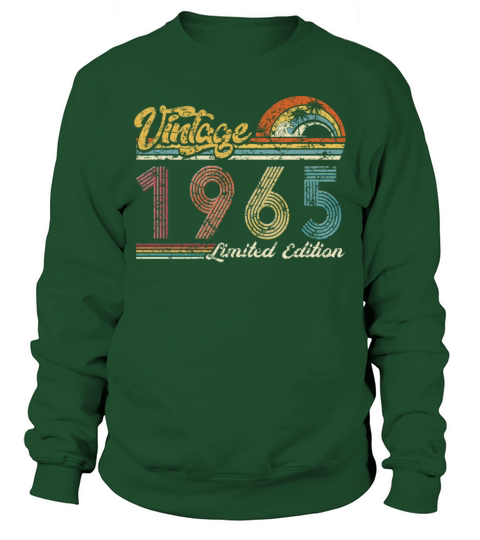 Vintage "Limited Edition" Vintage 1965 Birthday Sweatshirt Unisex